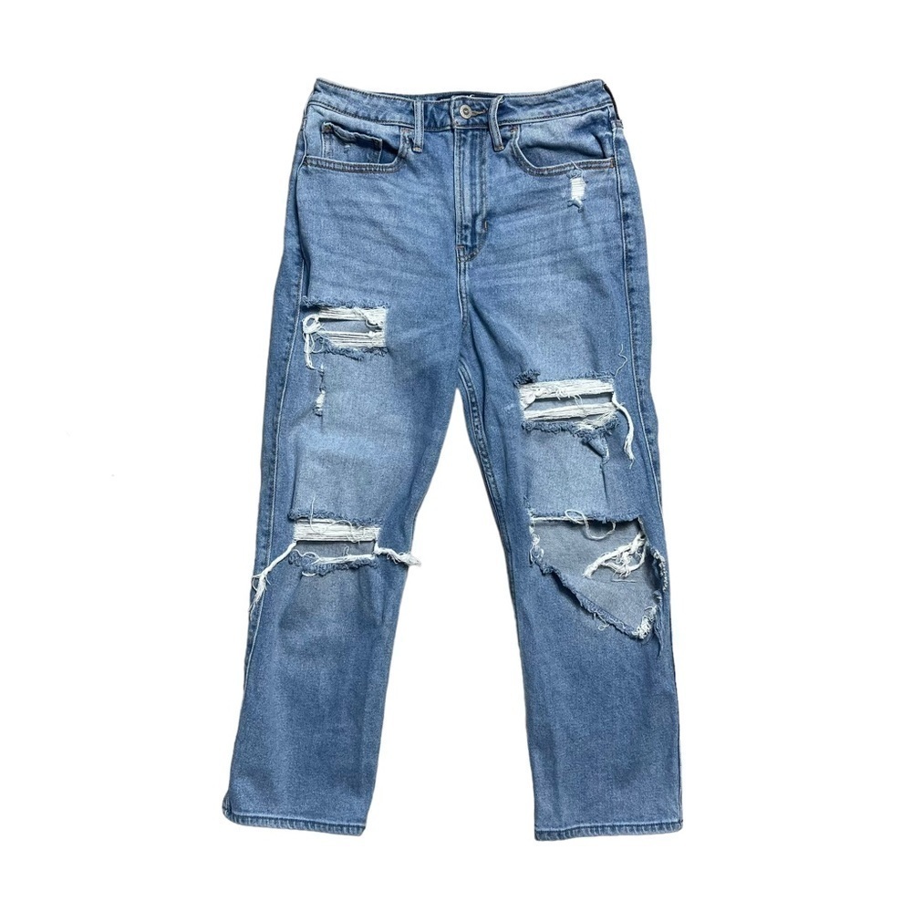 Hollister Ultra High Rise Vintage Straight Denim Jeans W 28